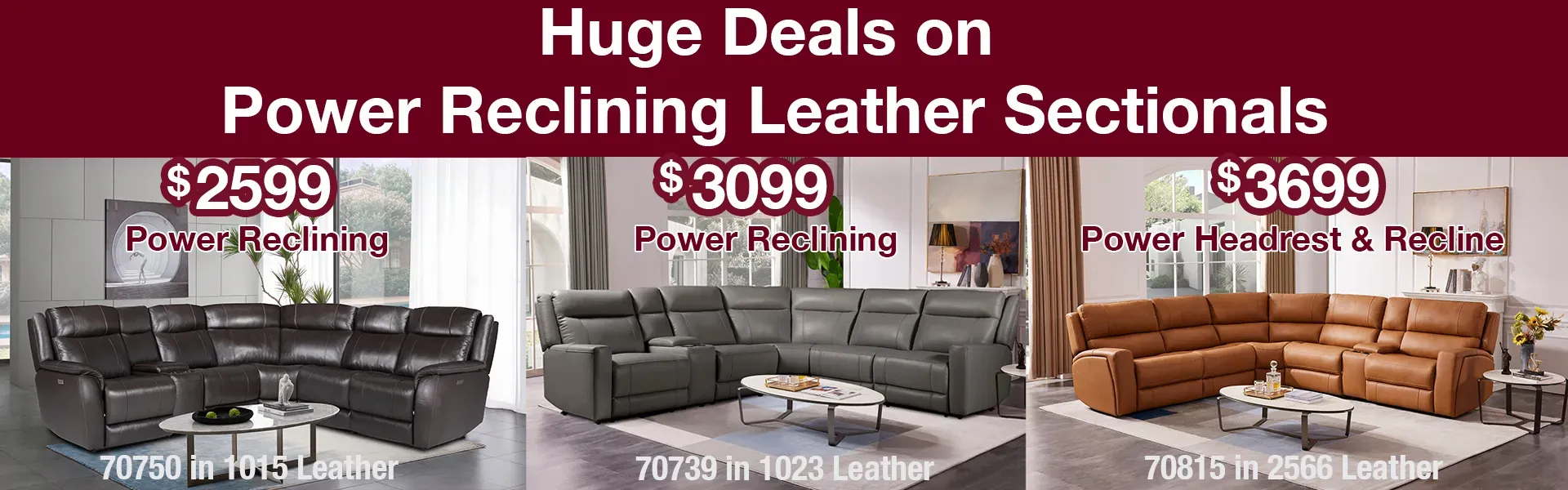 Leather Sectional Deals